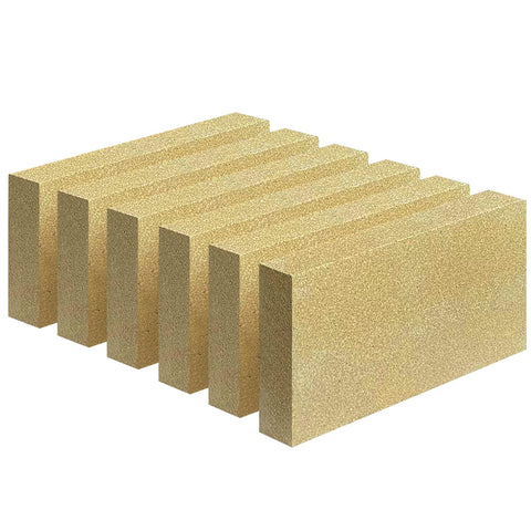 YANRUIPRO fire brick pack front view showing six bricks and neat packaging benefit durability