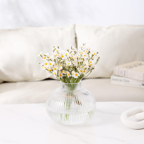 YANWE1 vase styled on coffee table adds subtle decor and visual warmth