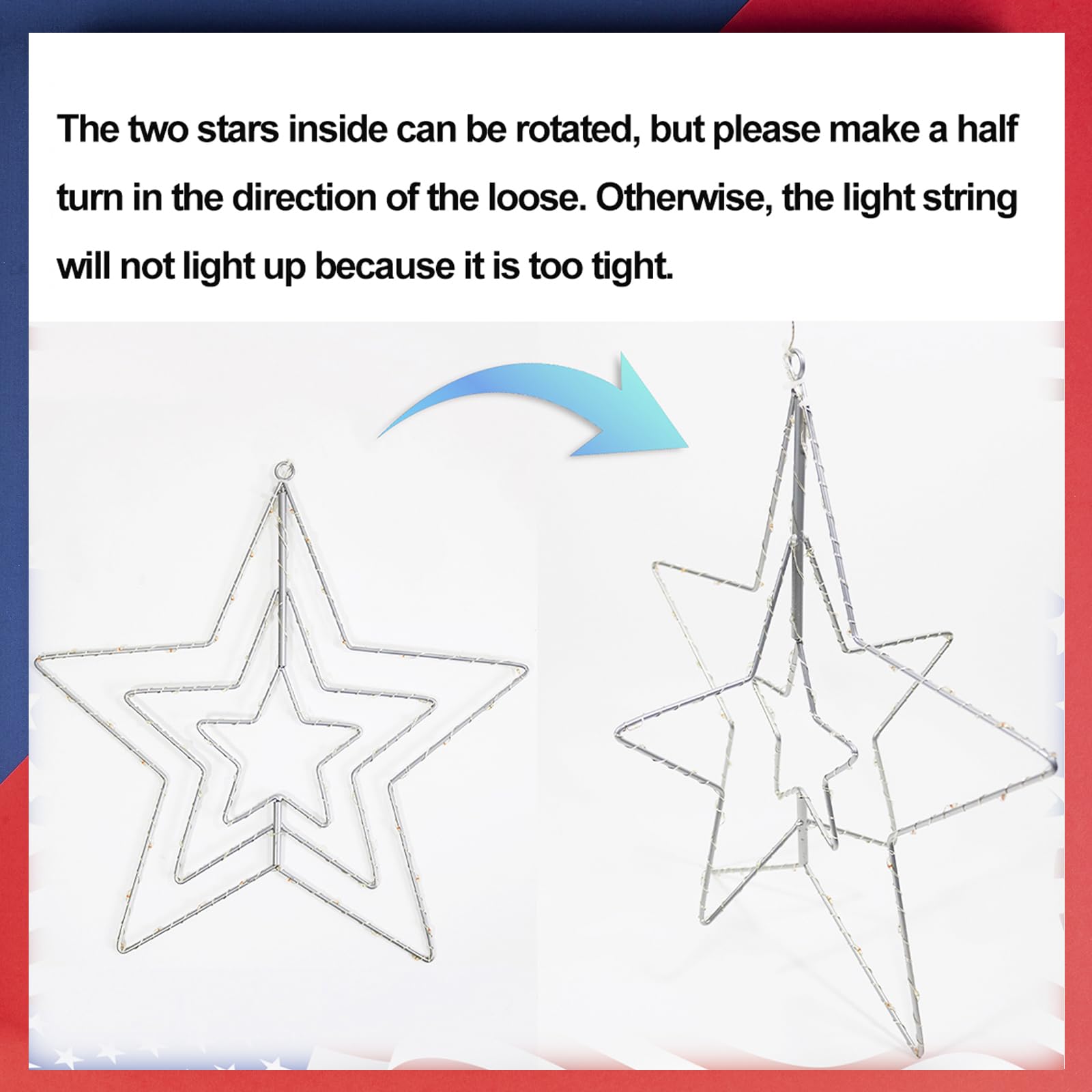 YAOZHOU star next to a hand showing 14.2 inch scale for size clarity