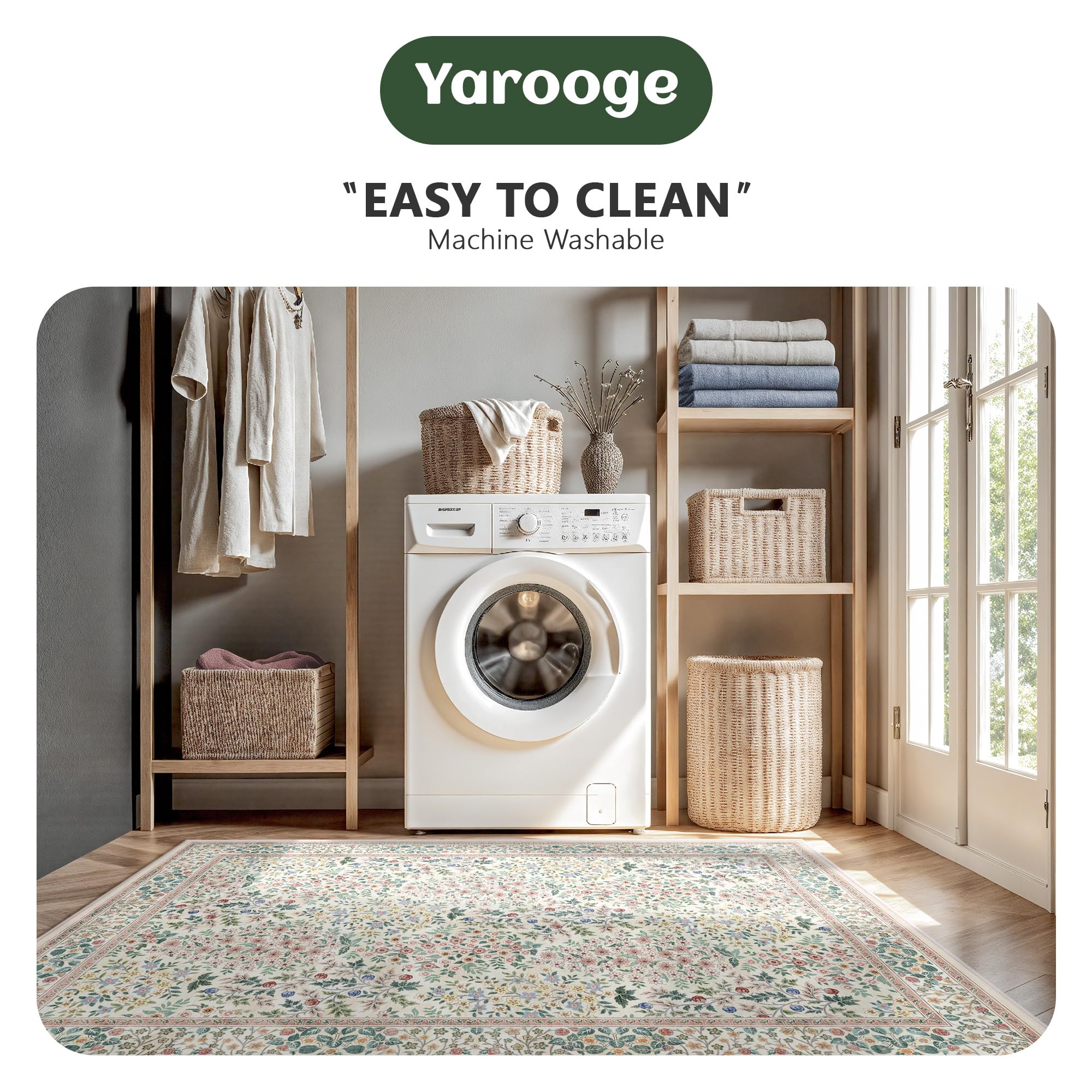 Yarooge flat-lay demonstrating wrinkle smoothing after unpacking