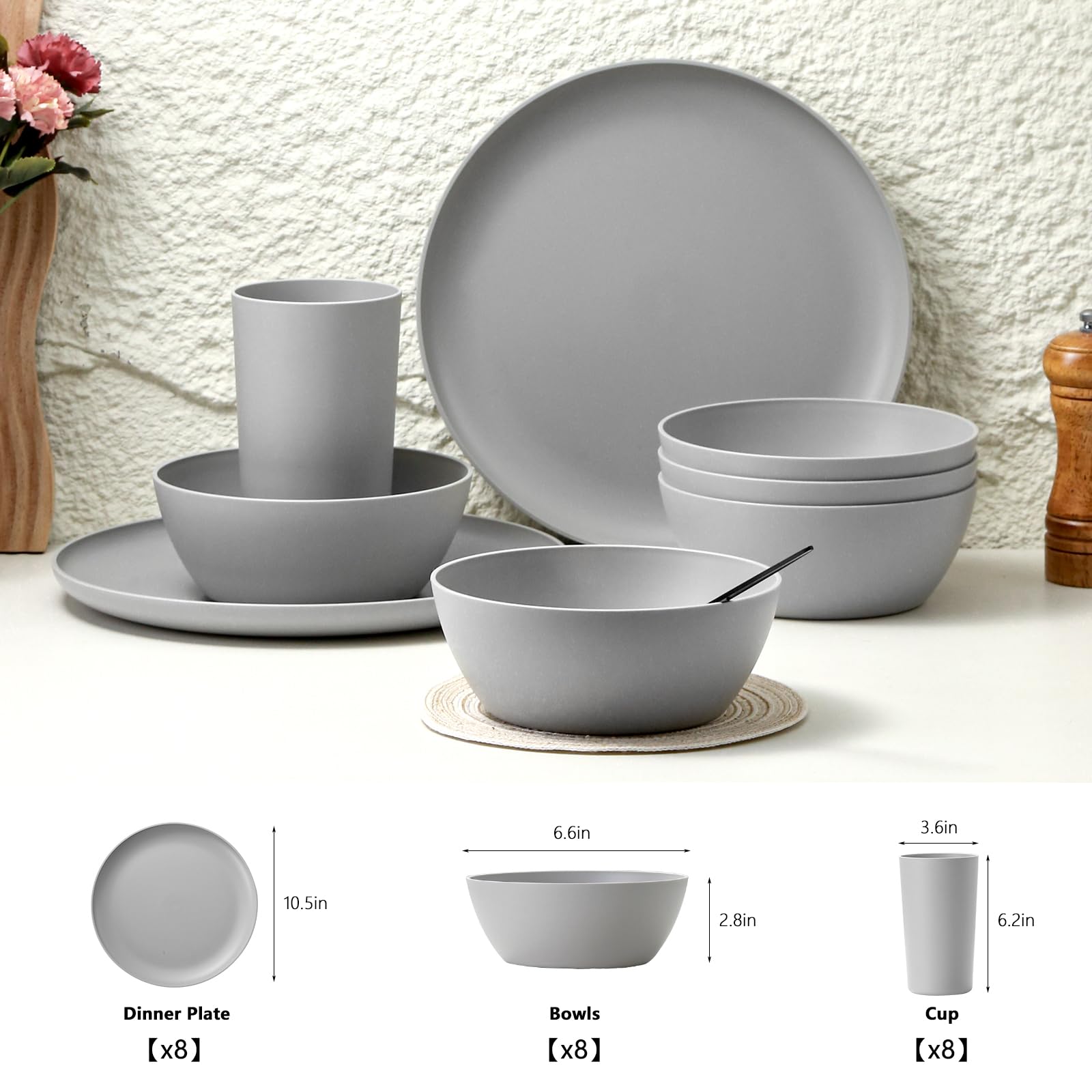 Yarrggu close-up of dinner plate texture highlighting durable, chip-resistant finish