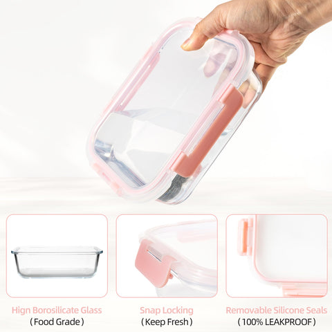 YARYOUNG airtight pink lid detail demonstrating leak-resistant seal for transport