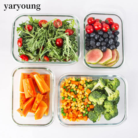 YARYOUNG containers in fridge demonstrating organized cold storage