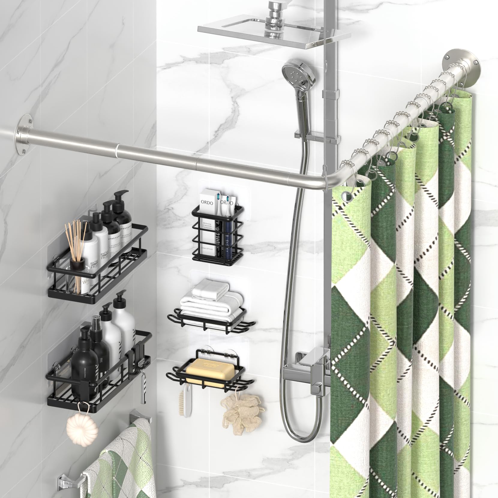 YASONIC outdoor shower setup showing durable corrosion-resistant finish