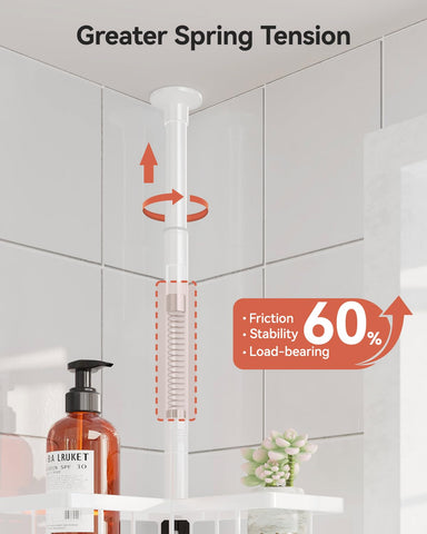 YASONIC pole adjustment detail showing telescoping mechanism for exact height fit