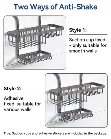YASONIC suction cup and adhesive anchors for stable installation