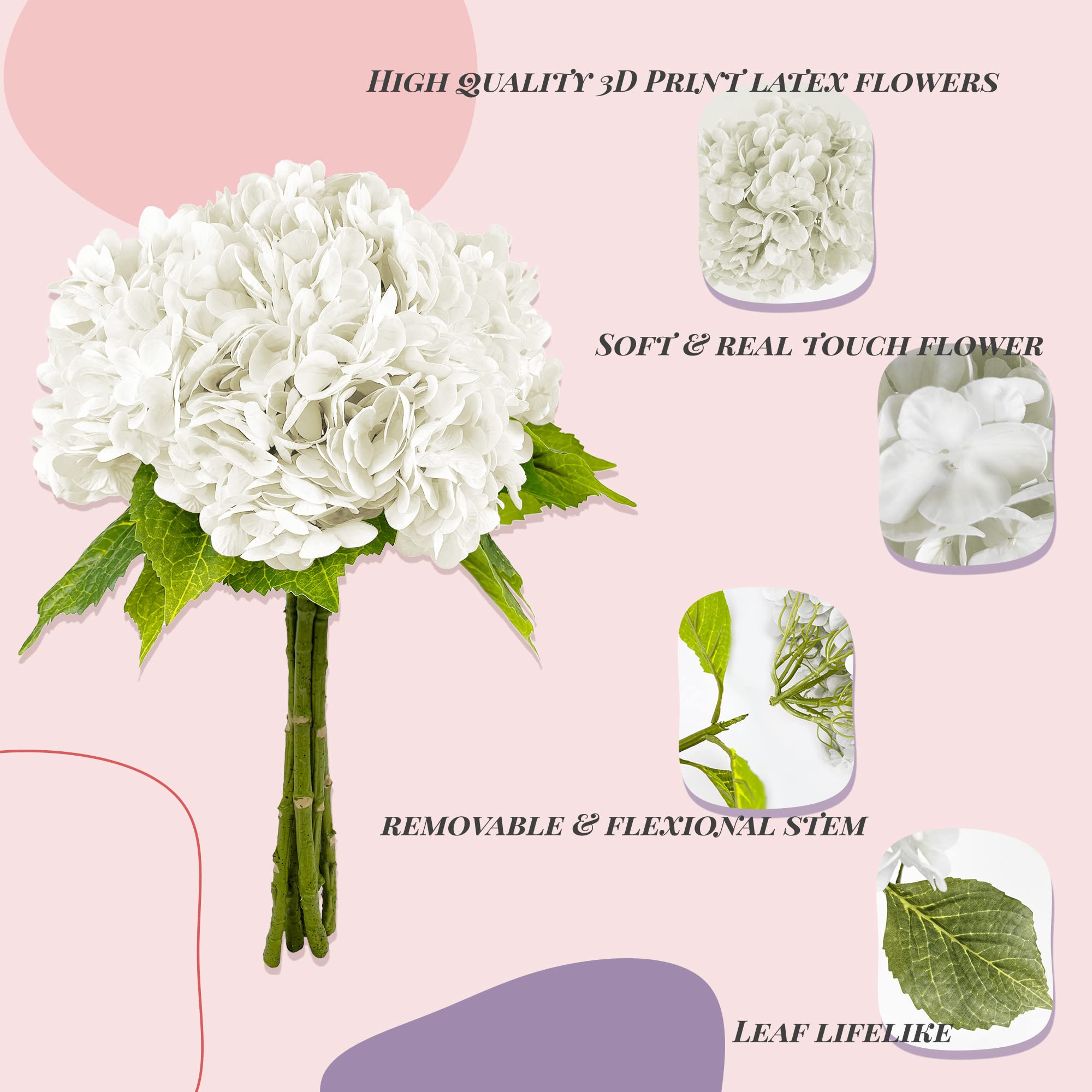 Yatim green stem and leaves detail with bendable wire for natural shaping benefit