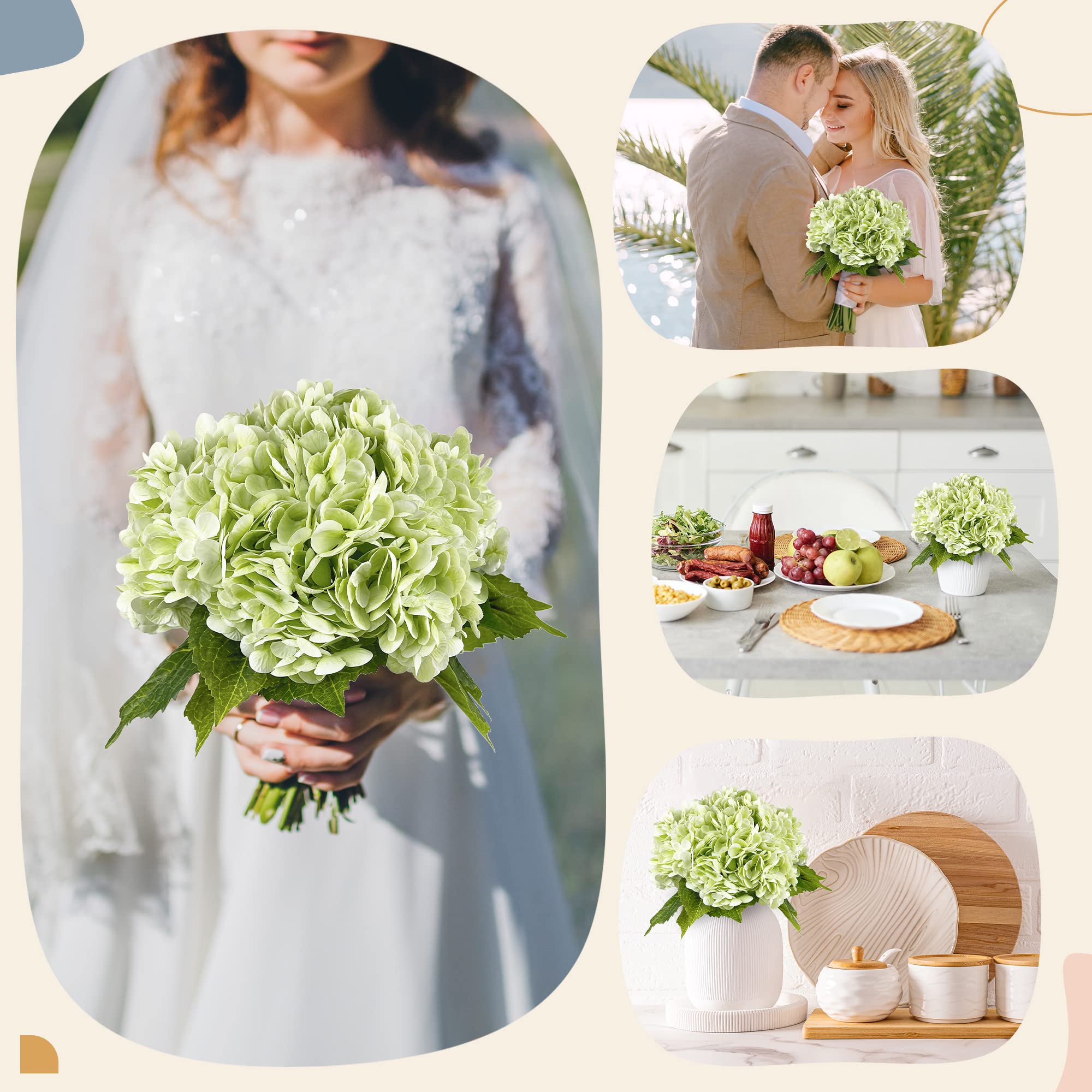 Yatim wedding centerpiece on table providing long-lasting elegant decor