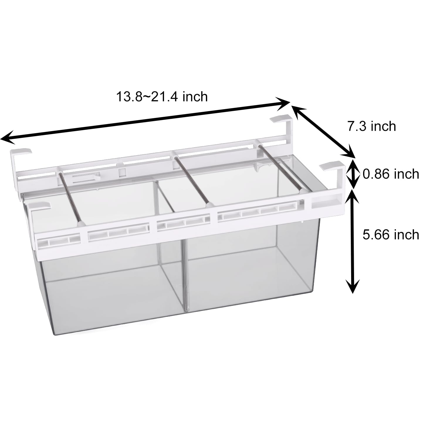 Yatmung drawer with divider installed showing organized separation benefit
