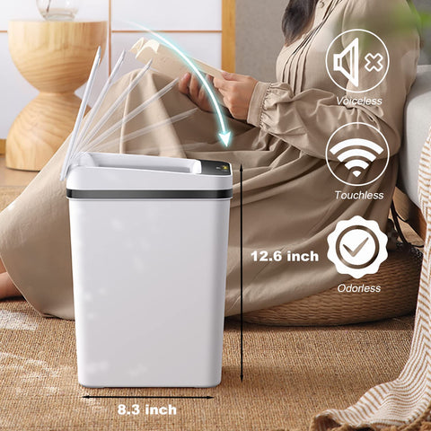 Yatmung open lid motion action illustrating touchless convenience and hygiene