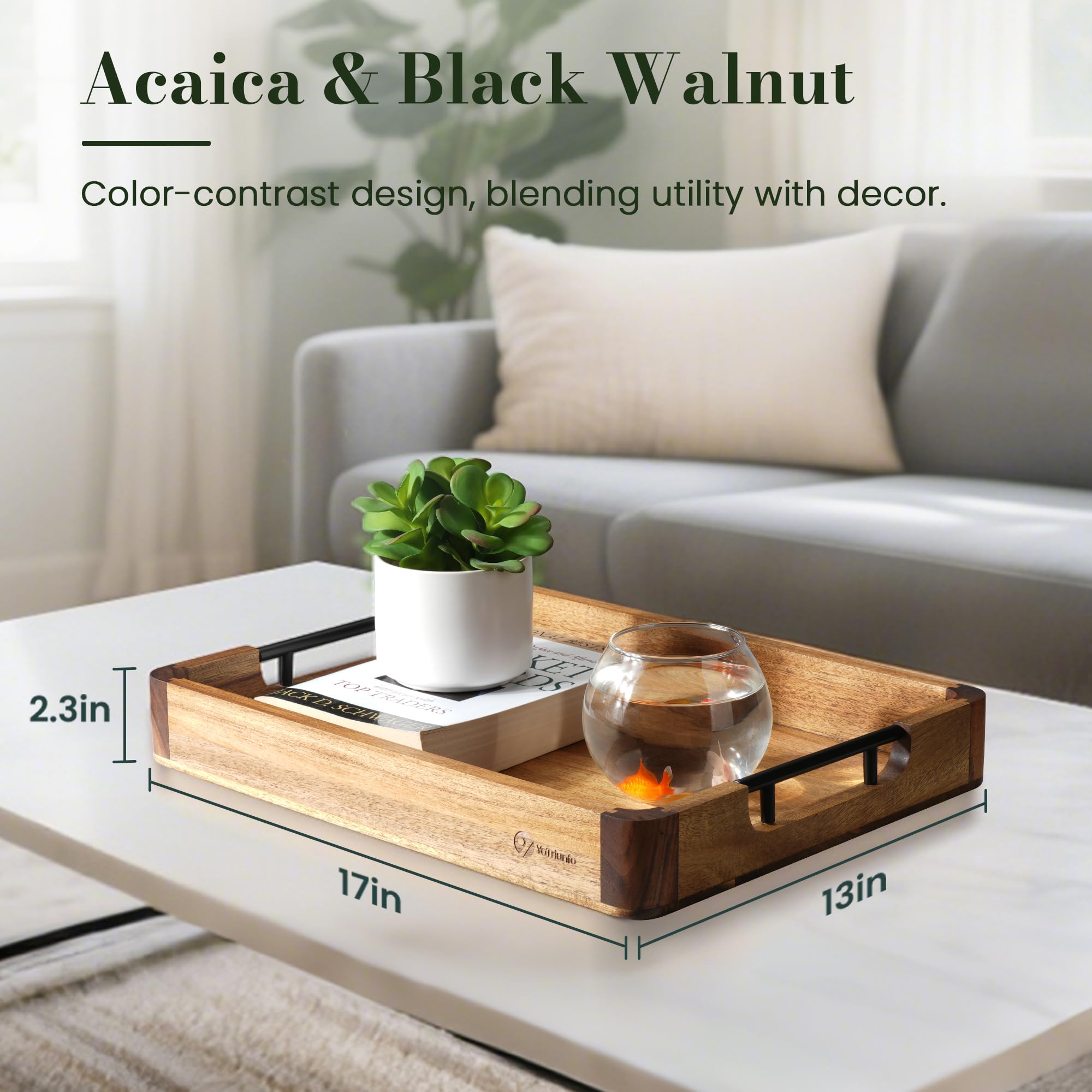 YaTriunfo close-up of acacia wood grain showing texture and durability for long-term use