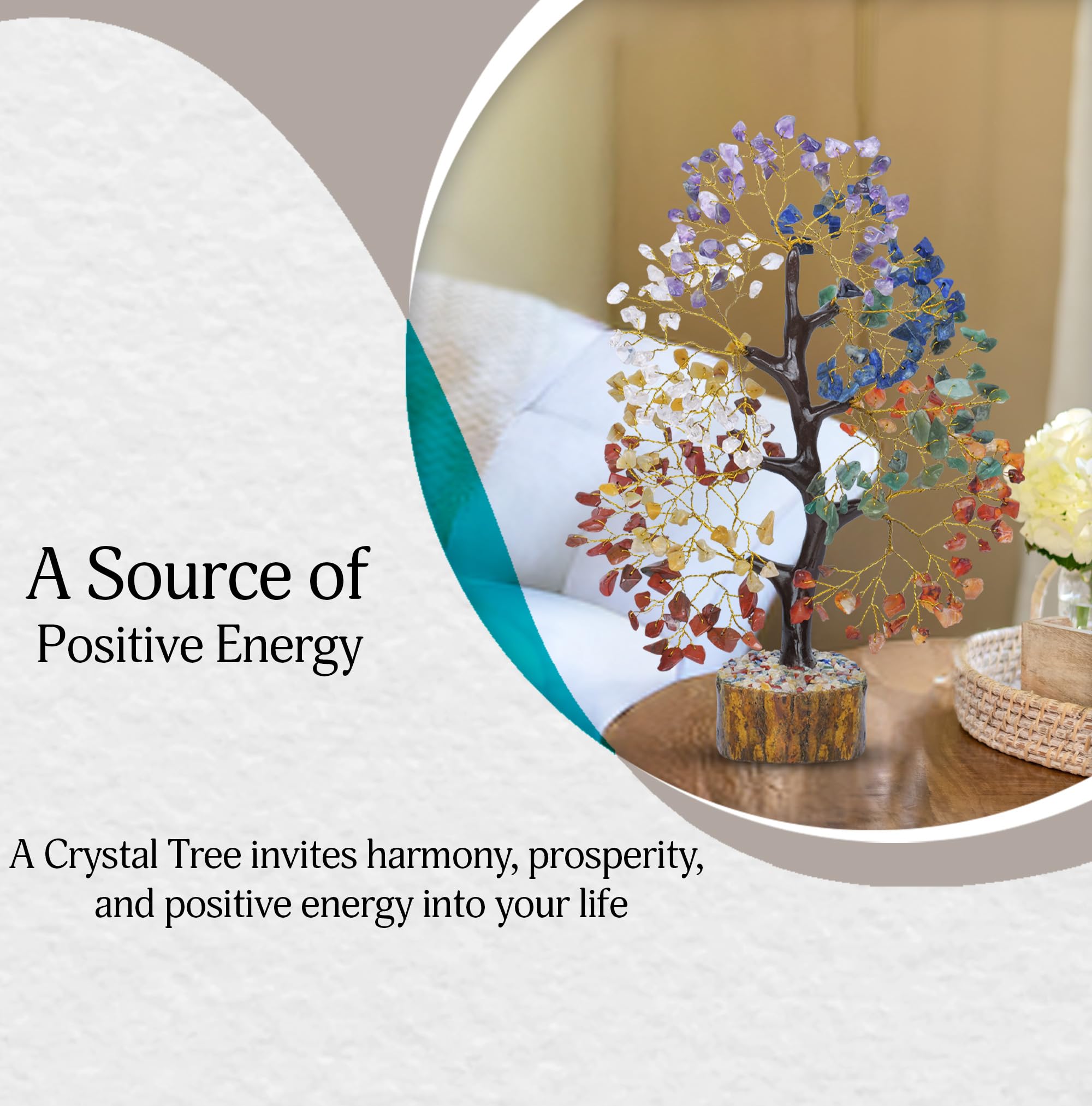 YATSKIA tree as a wrapped gift in a living room setting suggesting thoughtful present