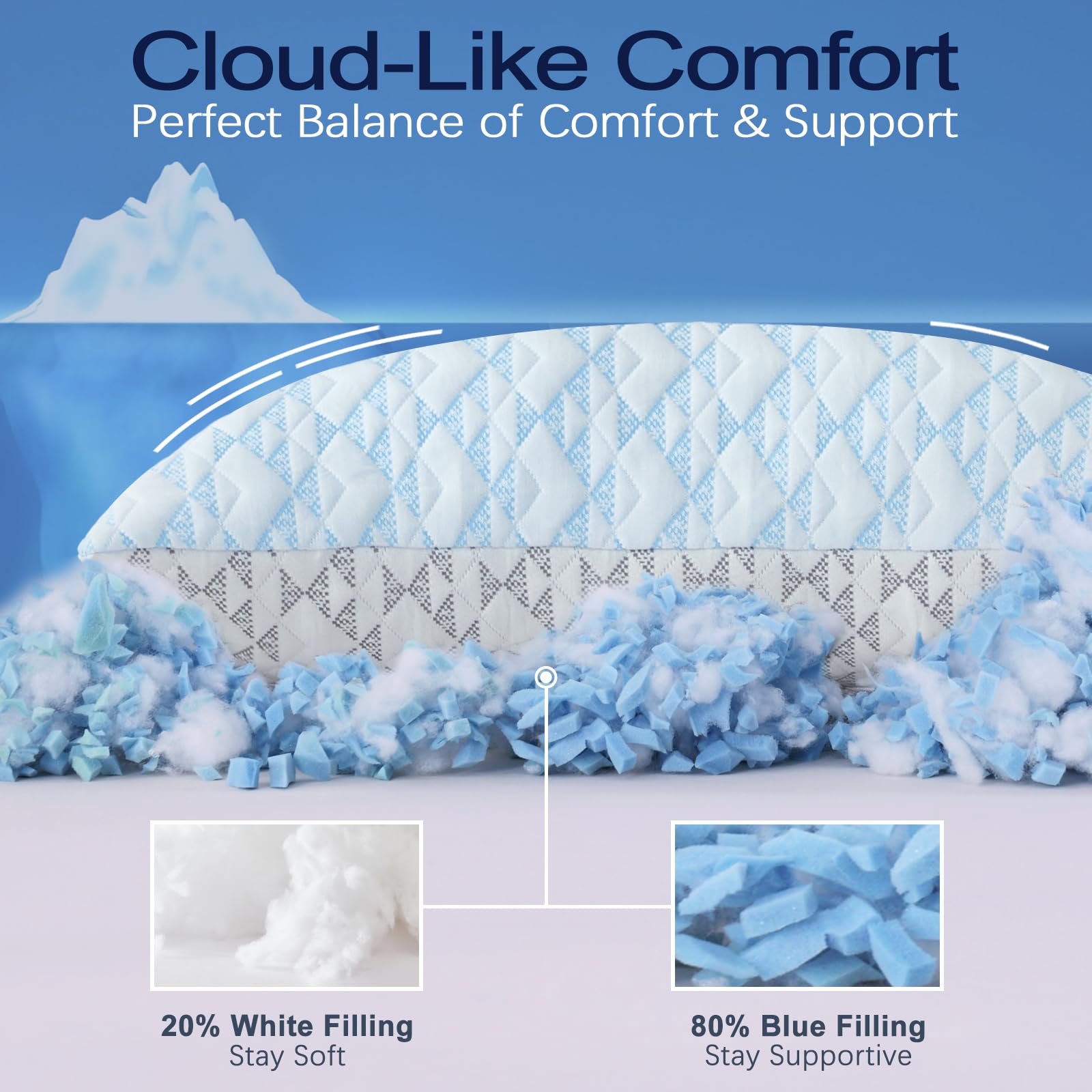 Yawnhug expanded after unboxing showing full loft and ready-to-use comfort