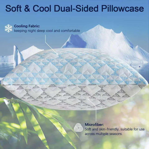 Yawnhug shredded foam interior detail highlighting adjustable loft and breathable support