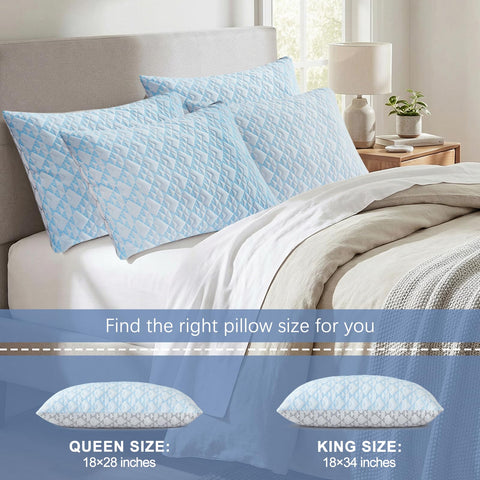 Yawnhug size comparison king dimensions showing scale and fit on a standard king mattress