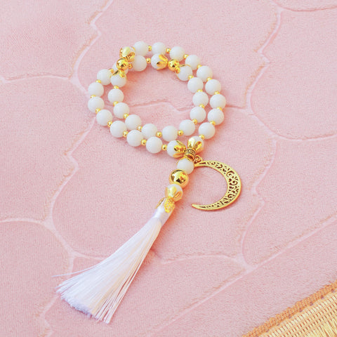YAZEIN tasbih prayer beads included with mat for dhikr and spiritual focus