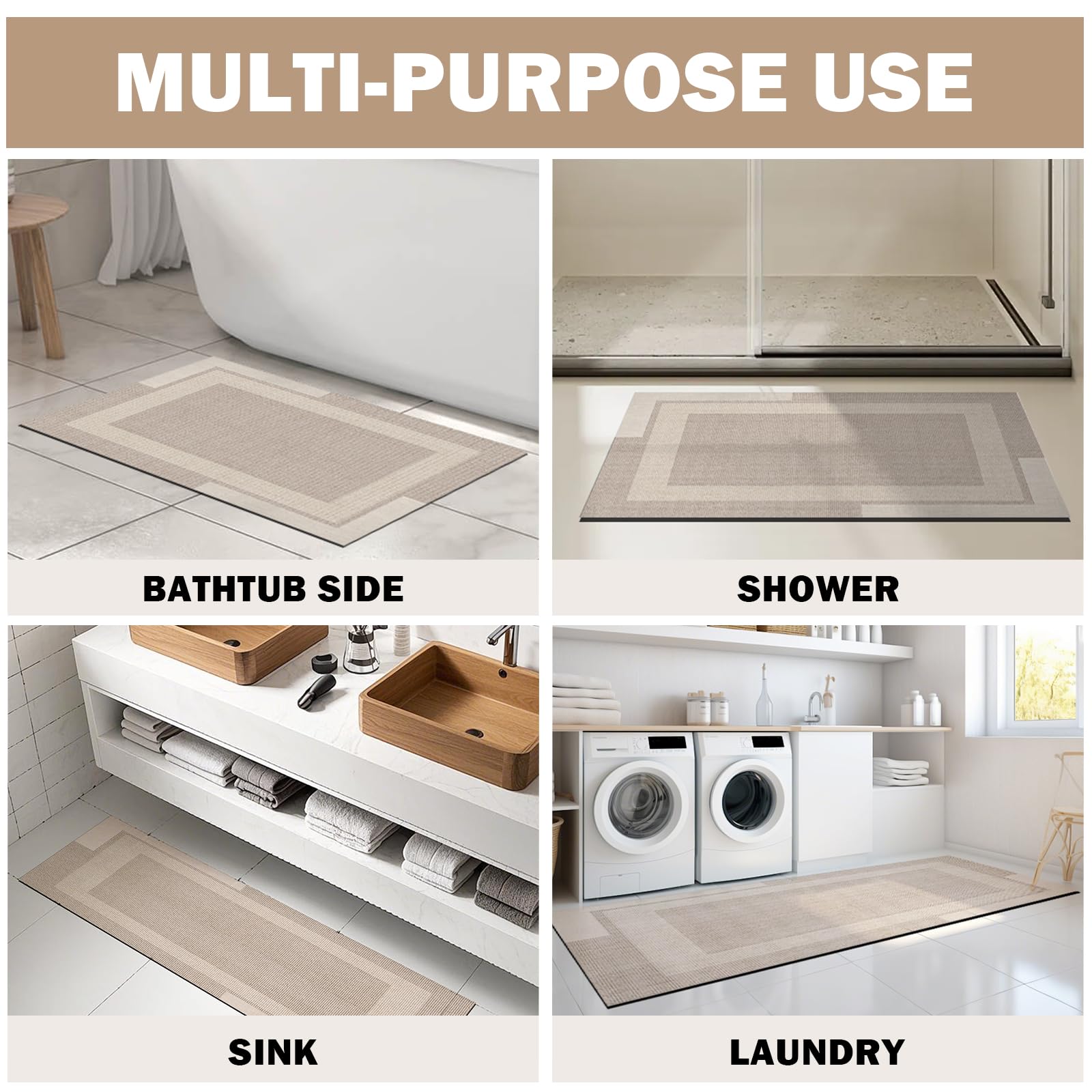 YDKGL styled in a modern bathroom to show aesthetic fit and everyday functionality
