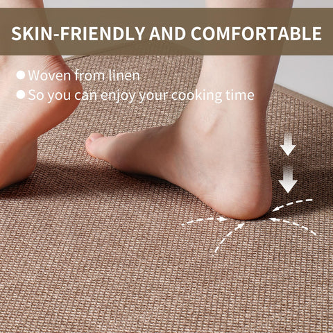 YDKGL in use at kitchen sink offering cushioned standing comfort
