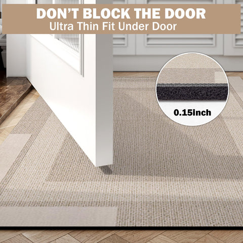 YDKGL rubber backing detail demonstrating strong non-slip grip on tile floor
