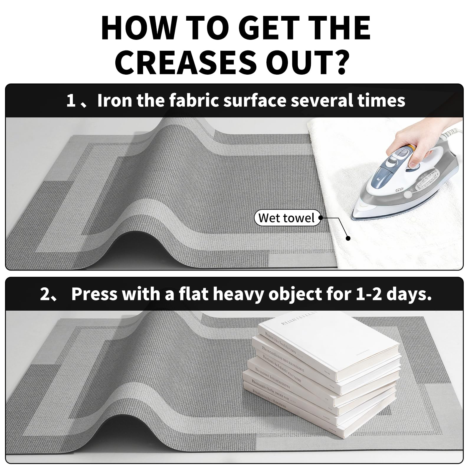 YDKGL mat beside a foot to illustrate scale and thin profile for easy placement