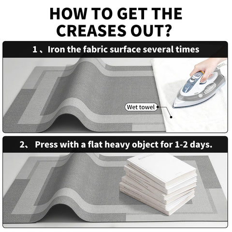 YDKGL mat beside a foot to illustrate scale and thin profile for easy placement