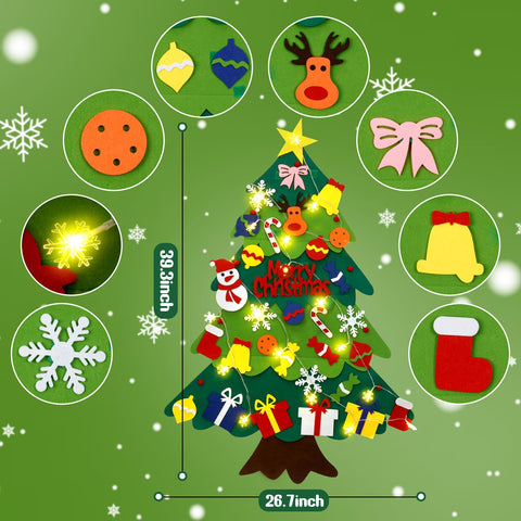 YEAHBEER ornaments spread layout shows 32 Velcro pieces for play