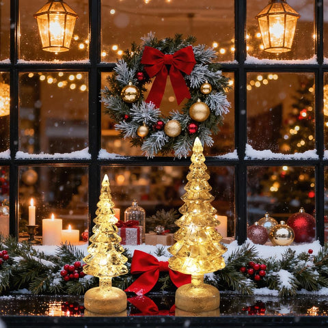 YEAHOME glass casting shadow patterns that enhance holiday decor