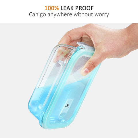 YEBODA container inside lunch bag illustrating portable meal prep and spill prevention benefit