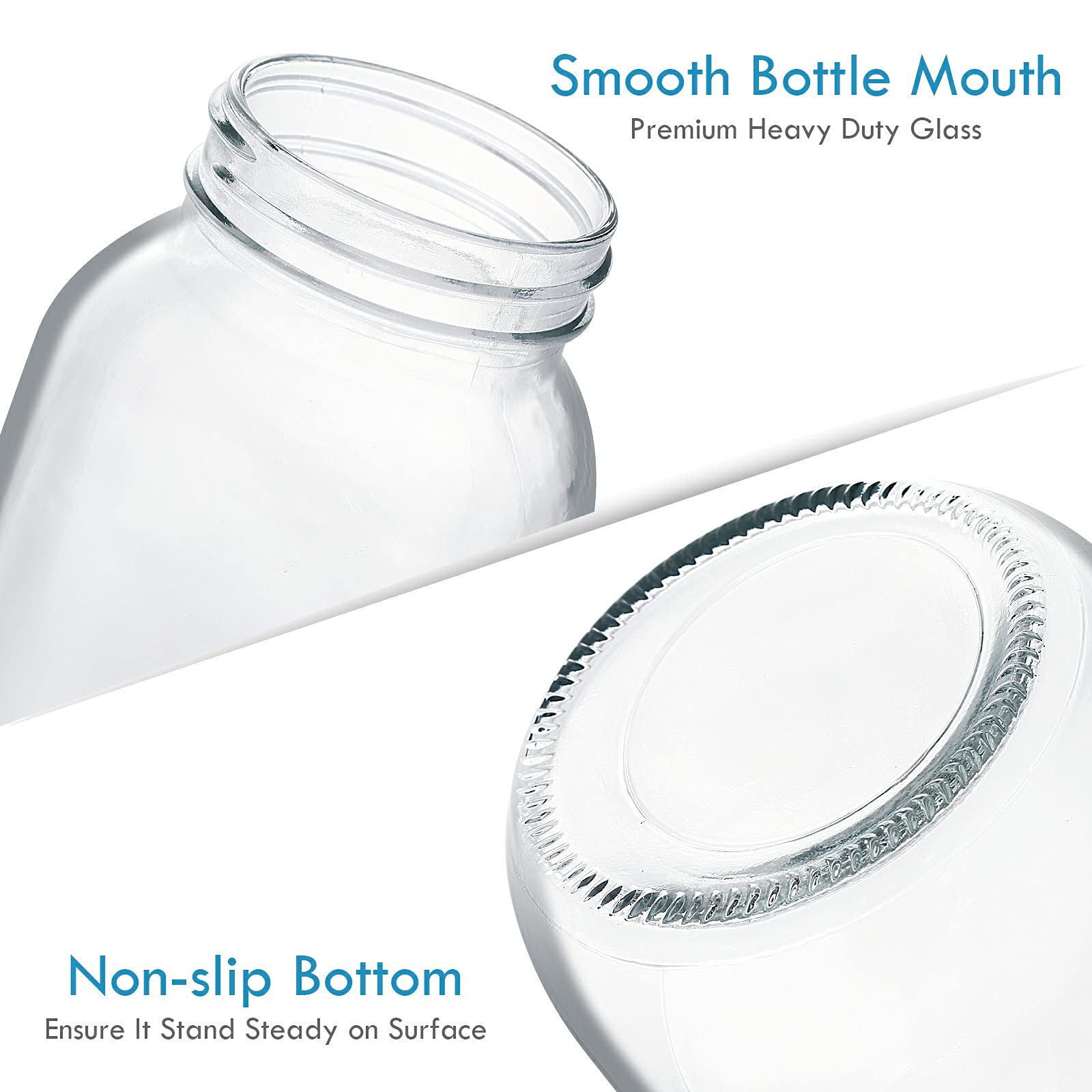 YEBODA jars stacked on pantry shelf for space-saving organized storage