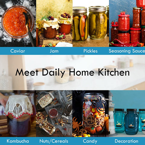 YEBODA jars arranged on kitchen counter for attractive tabletop presentation