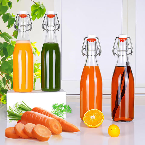 YEBODA bottles styled on kitchen counter suggesting organized pantry and serving use