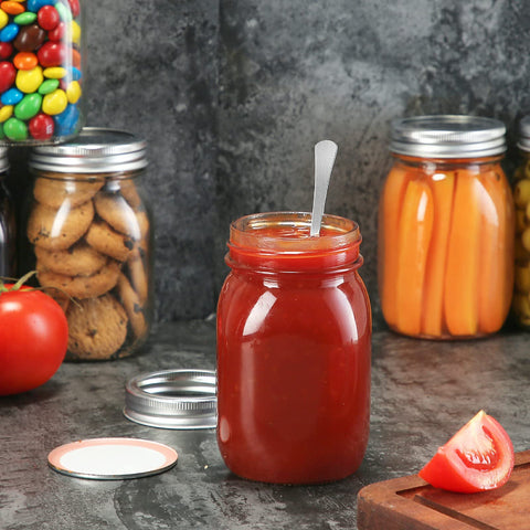 YEBODA jar held in hand to show 16 oz size and single-serve capacity