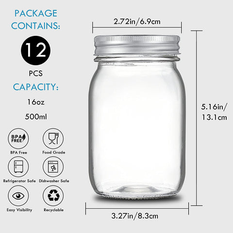 YEBODA top-down wide-mouth jar opening highlighting easy filling and cleaning