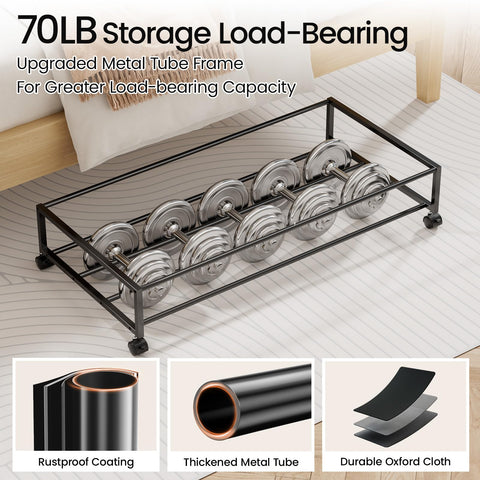 Yecaye caster wheels with lock engaged for safe loading and stability