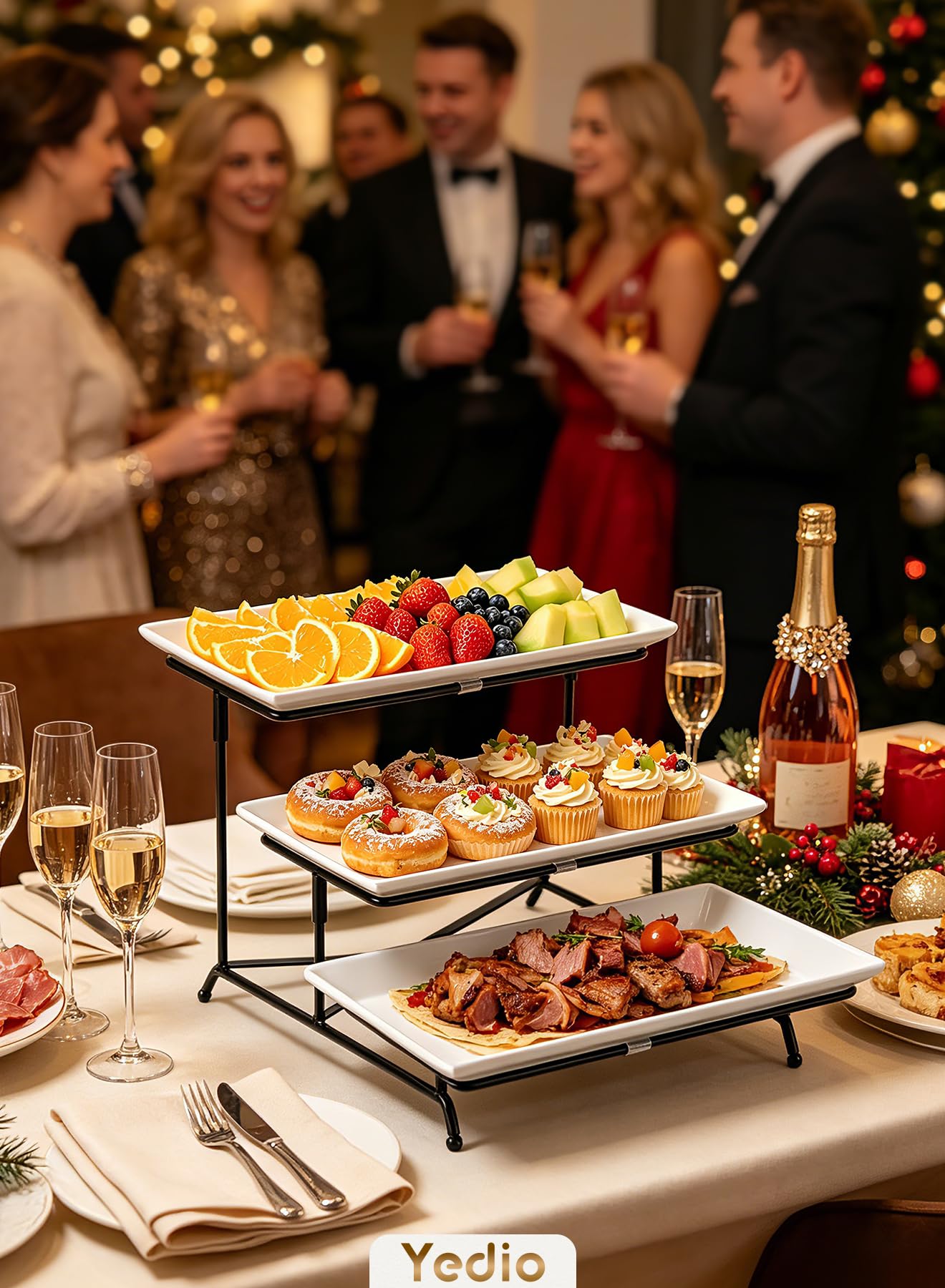 Yedio assembled stand folding flat for storage showing quick disassembly benefit