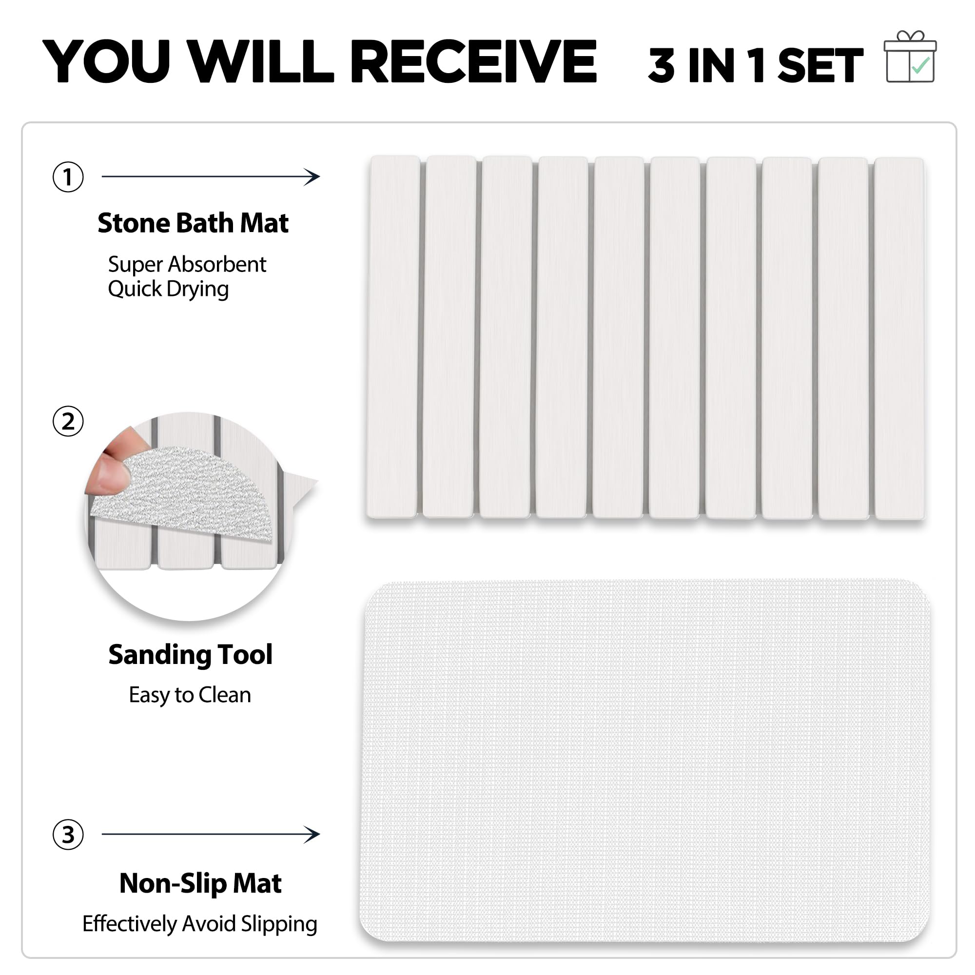 YEECOPON tightly rolled mat demonstrating compact five‑inch storage benefit