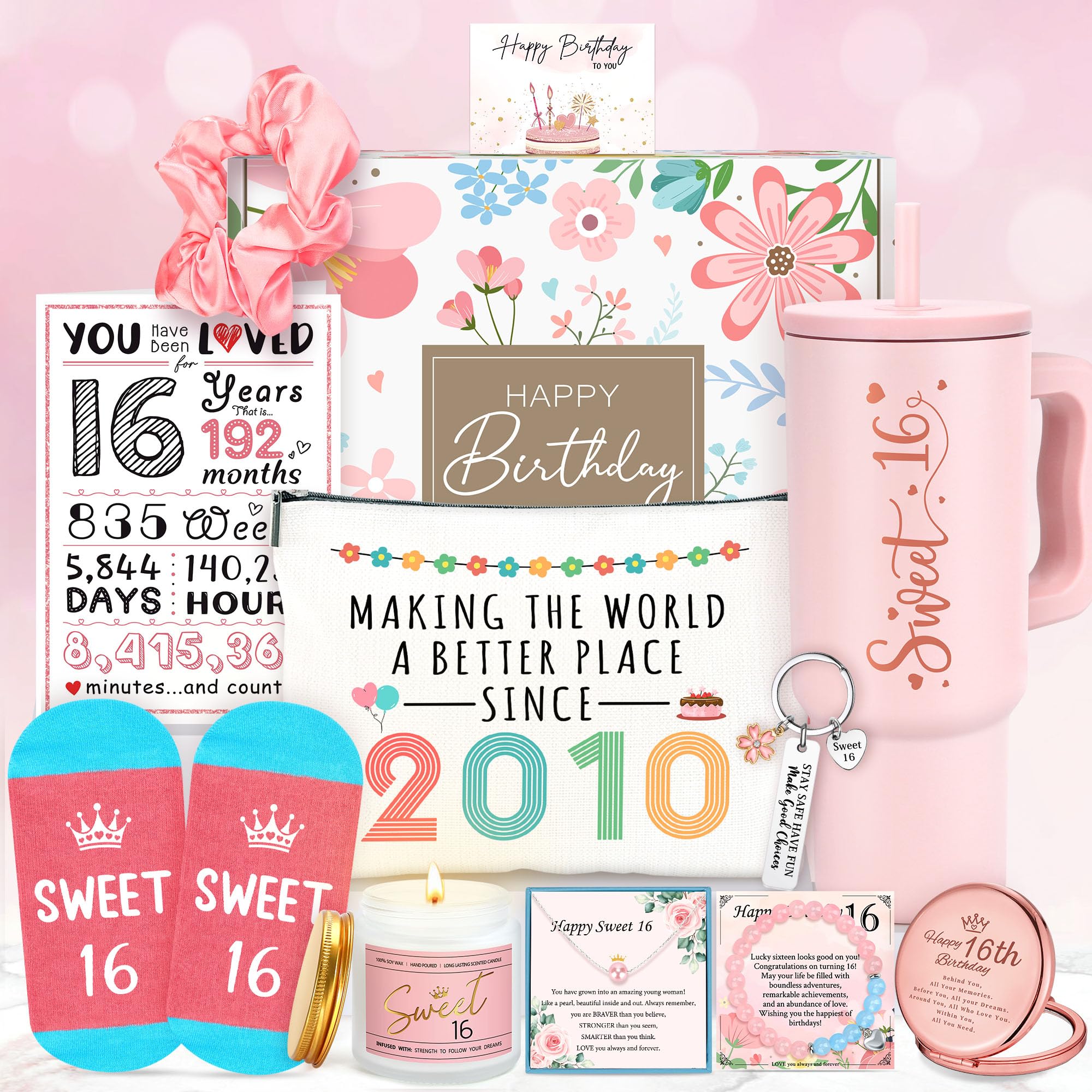 YENCHORN boxed Sweet 16 gift set presented beautifully for gifting