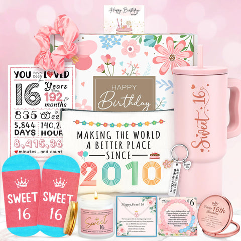 YENCHORN boxed Sweet 16 gift set presented beautifully for gifting