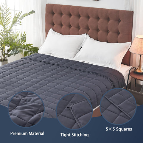 yescool couple using blanket in bedroom showing shared comfort benefit