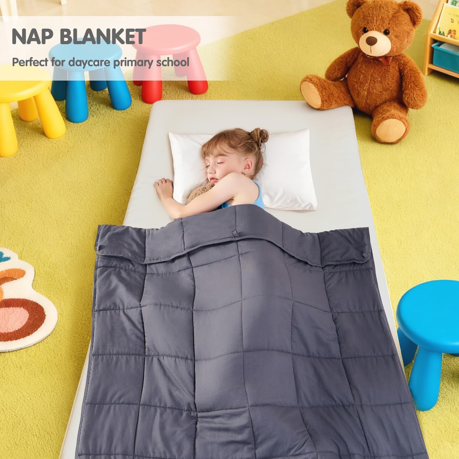 yescool child reading under the blanket highlighting calming support