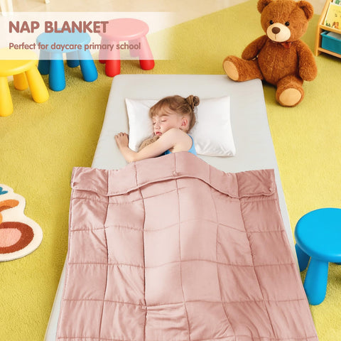 yescool folded blanket on chair showing travel-ready compactness and convenience