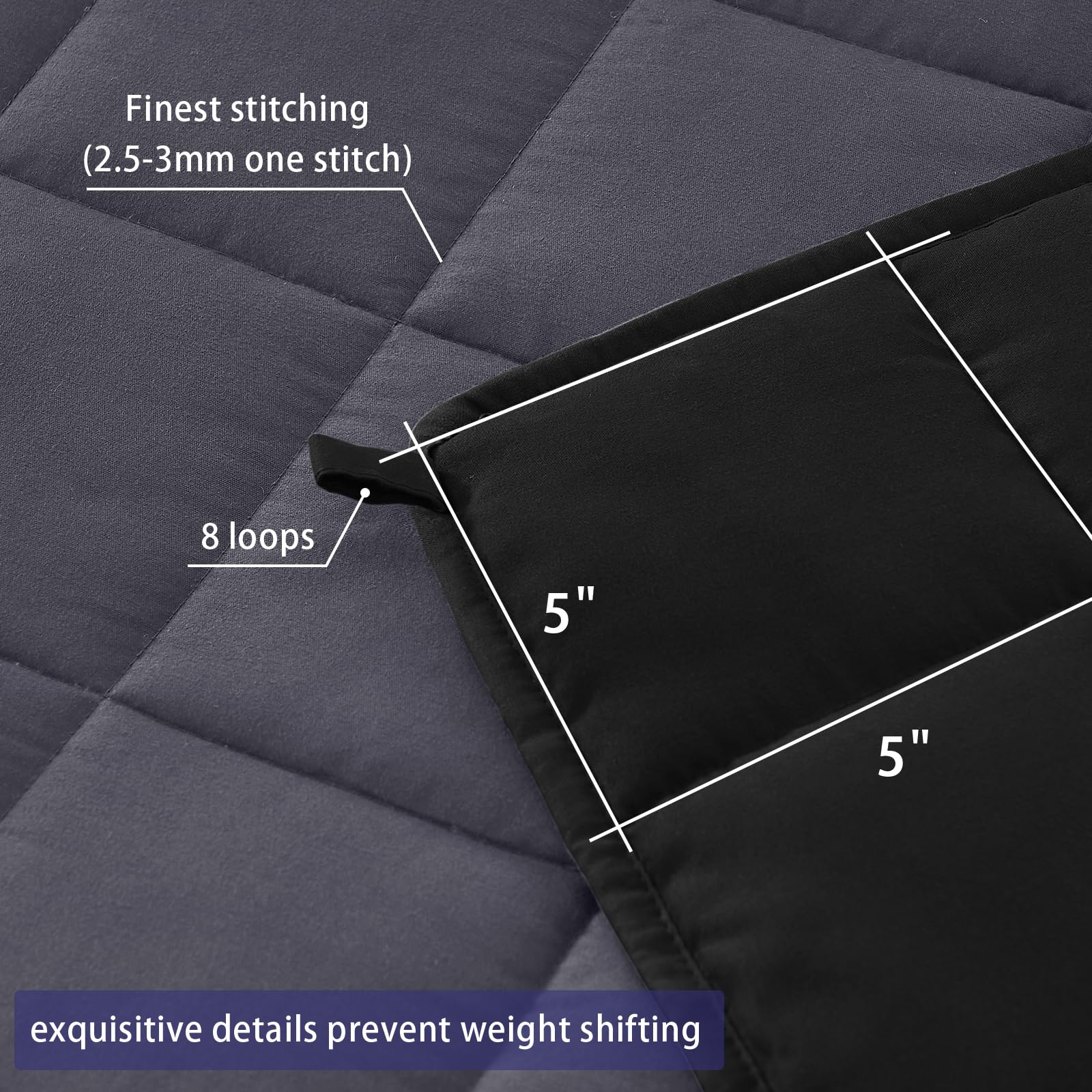 yescool folded blanket for scale showing generous size and easy storage benefit