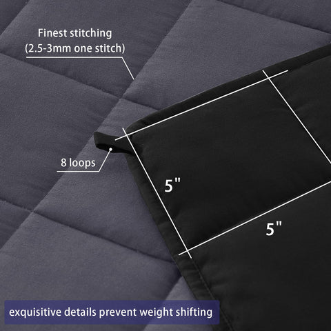 yescool folded blanket for scale showing generous size and easy storage benefit