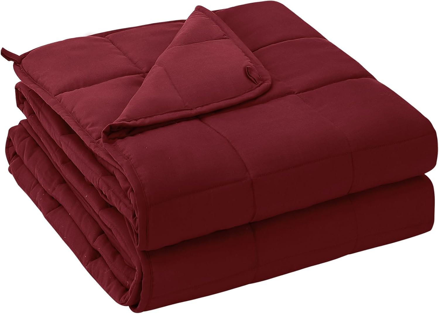 yescool red queen blanket front view showing neat fit and comfort