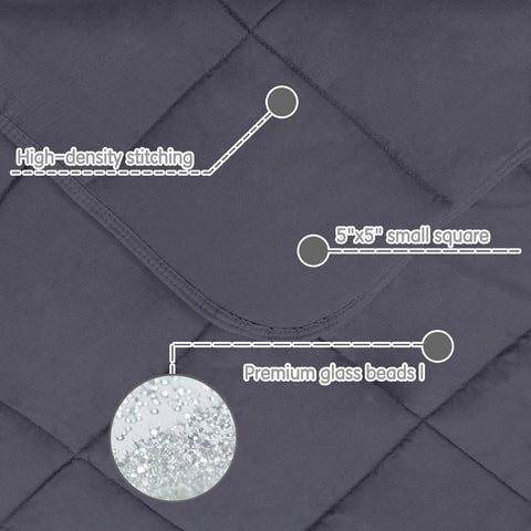 yescool interior shot of glass bead compartments showing even fill benefit: stable weight distribution