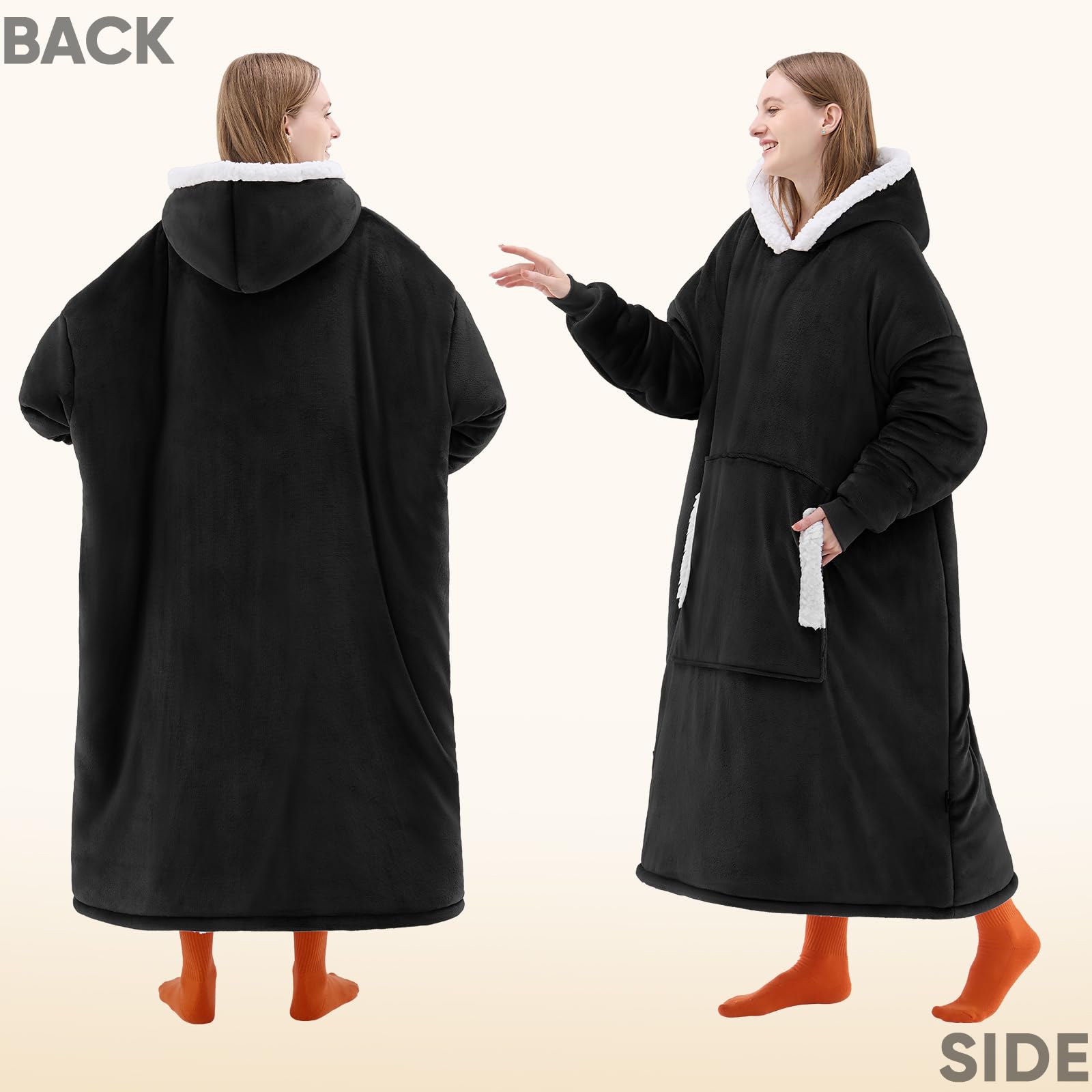 yescool hood detail highlighting insulation and ear protection benefit