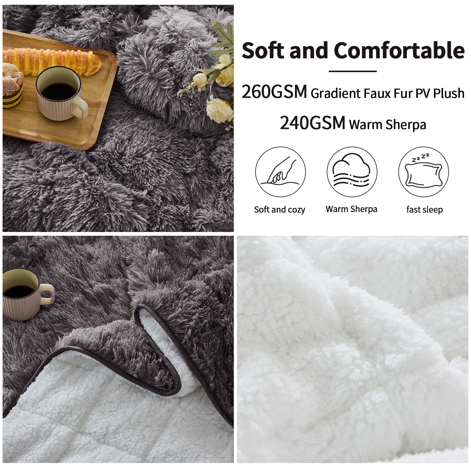 yescool on queen bed lifestyle shot adding modern style and layered warmth