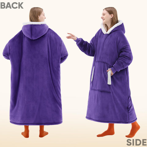 yescool sherpa lining inside hood showing warm, insulating fleece
