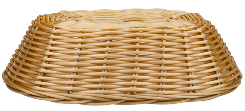 Stacked Yesland baskets nested compactly to save space in cupboards and storage areas