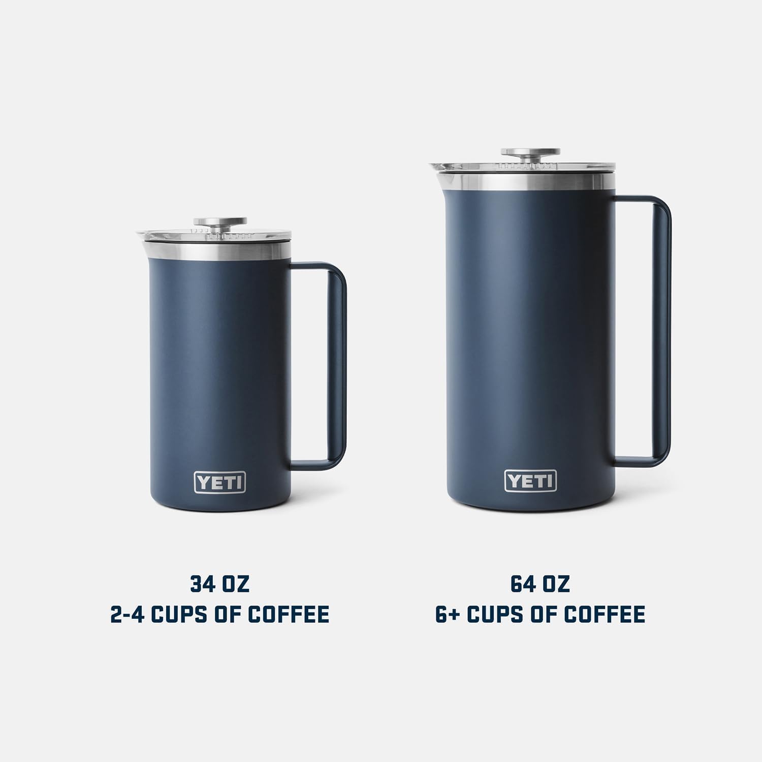 YETI Rambler in Cape Taupe placed outdoors showing stylish, travel-ready benefit